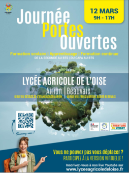 Journée Portes Ouvertes Lycée Agricole de l'Oise le 12 Mars 2022 (9h-17h) 1 Journée Portes Ouvertes Lycée Agricole de l'Oise le 12 Mars 2022 (9h-17h) 1